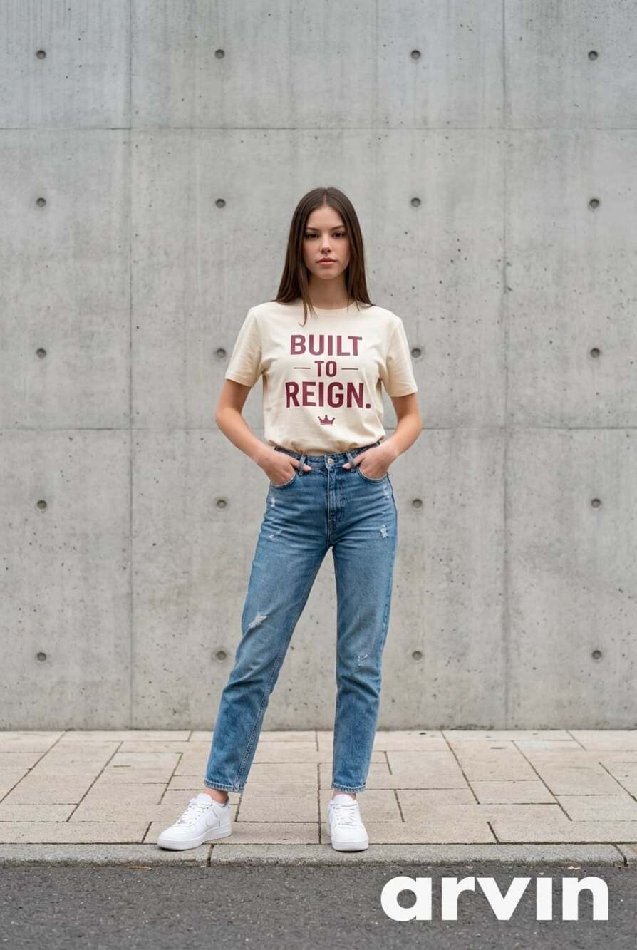 HerReign “Built To Reign" Graphic T-Shirt Size XL
